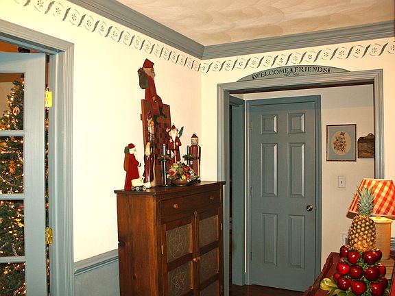 Foyer at Christmas