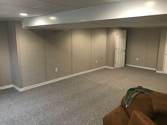 Finished media room
