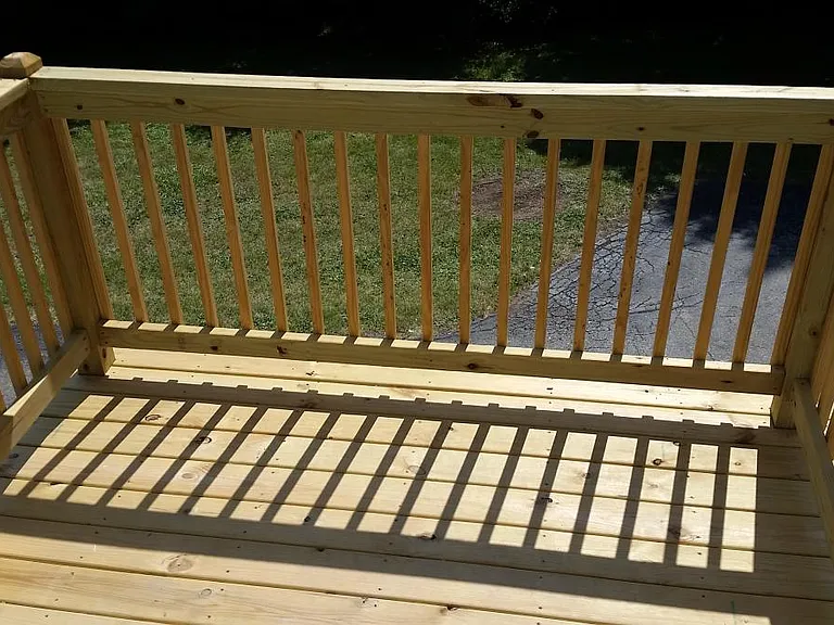 2nd floor walk out deck