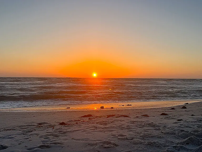 Another beautiful Naples sunset - 16 steps from the unit