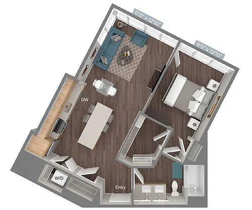 Floor plan A4-D2-764