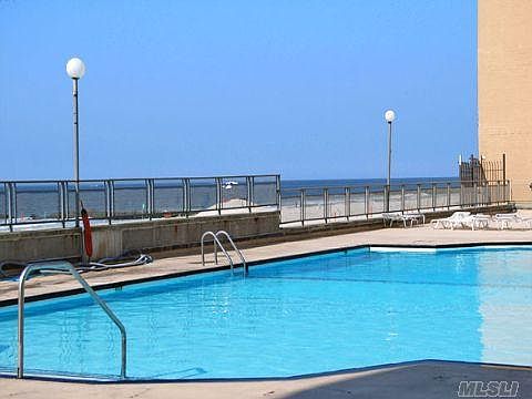 Oceanfront Pool with private beach access.