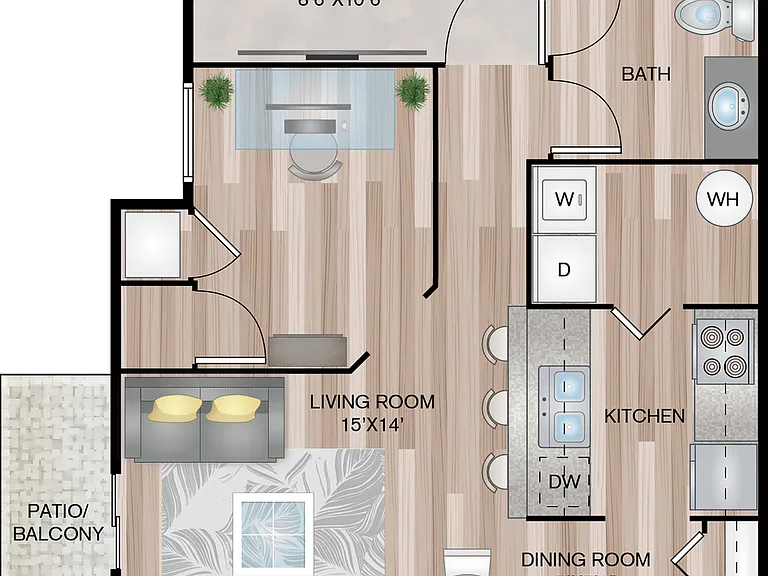 864 Square Feet 864 Square Feet