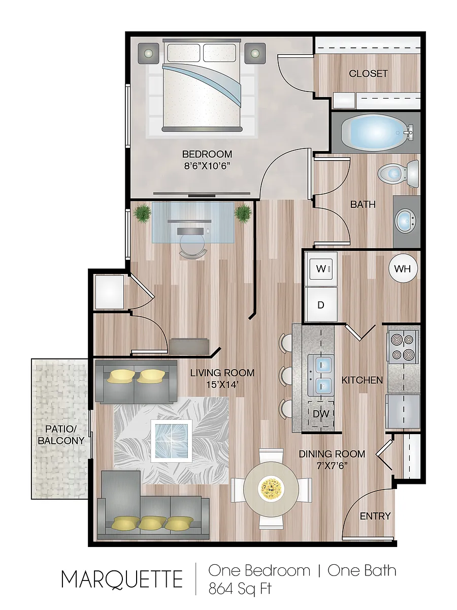 Floor plan MARQUETTE