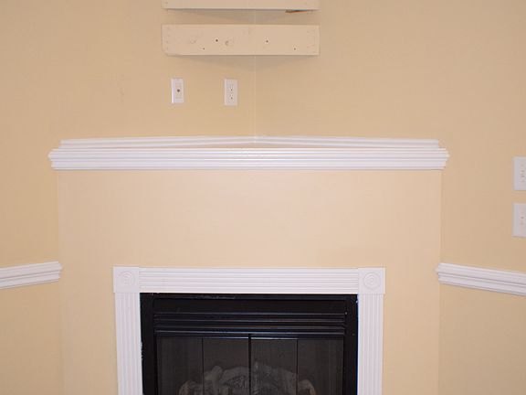 Electric fireplace TV mount