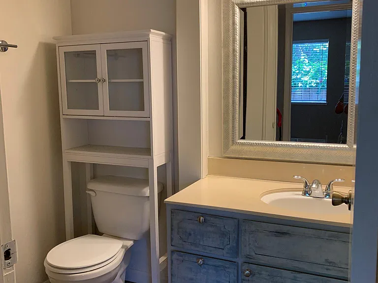 Hallway bathroom