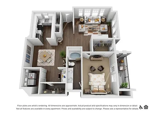 Floor plan 1BW