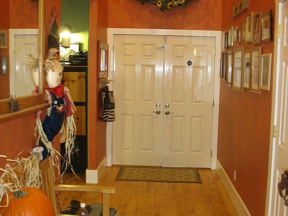 Looking back into the entryway-this is also the flooring throughout the house