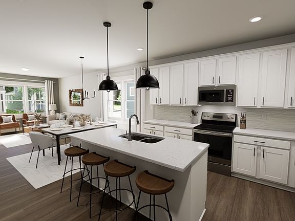 Kitchen Yin Yang Interior Virtual Rendering