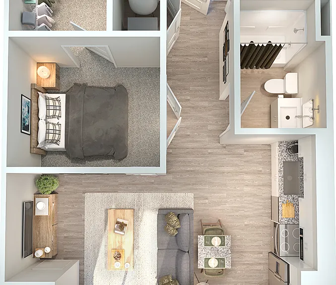 Park Lamont Apartments & Townhomes — Photo 14