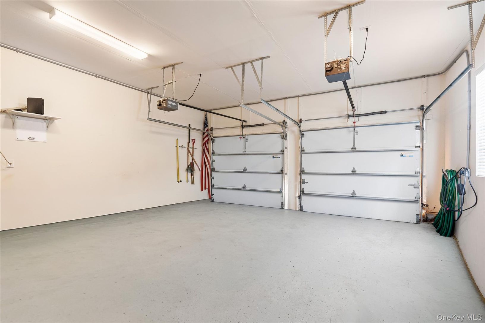  Spacious heated 2 car garage