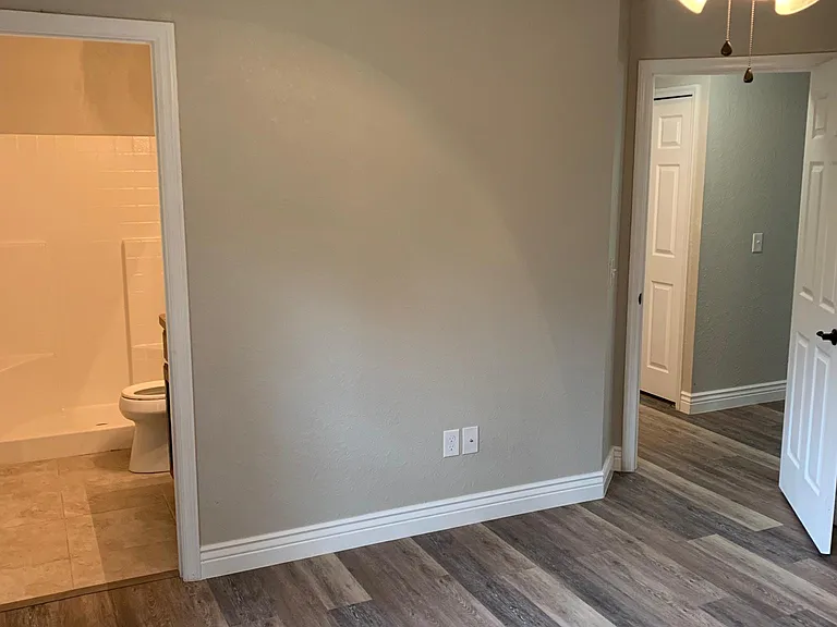 Primary bedroom with ensuite bathroom