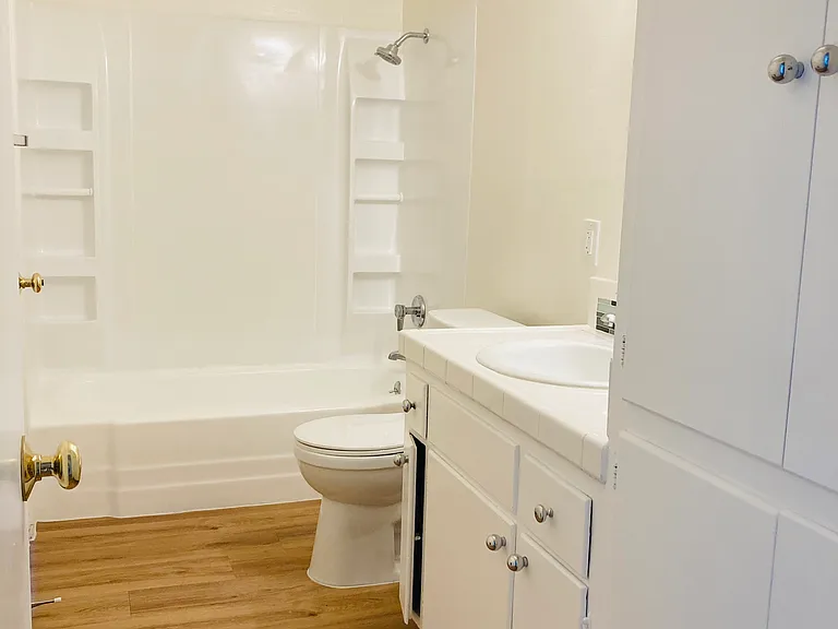 Bathroom with storage