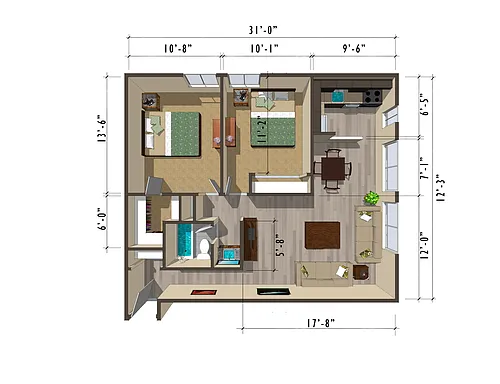 Floor plan Floor Plan B3