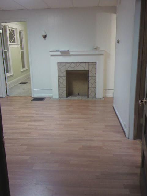 Living room view from front door