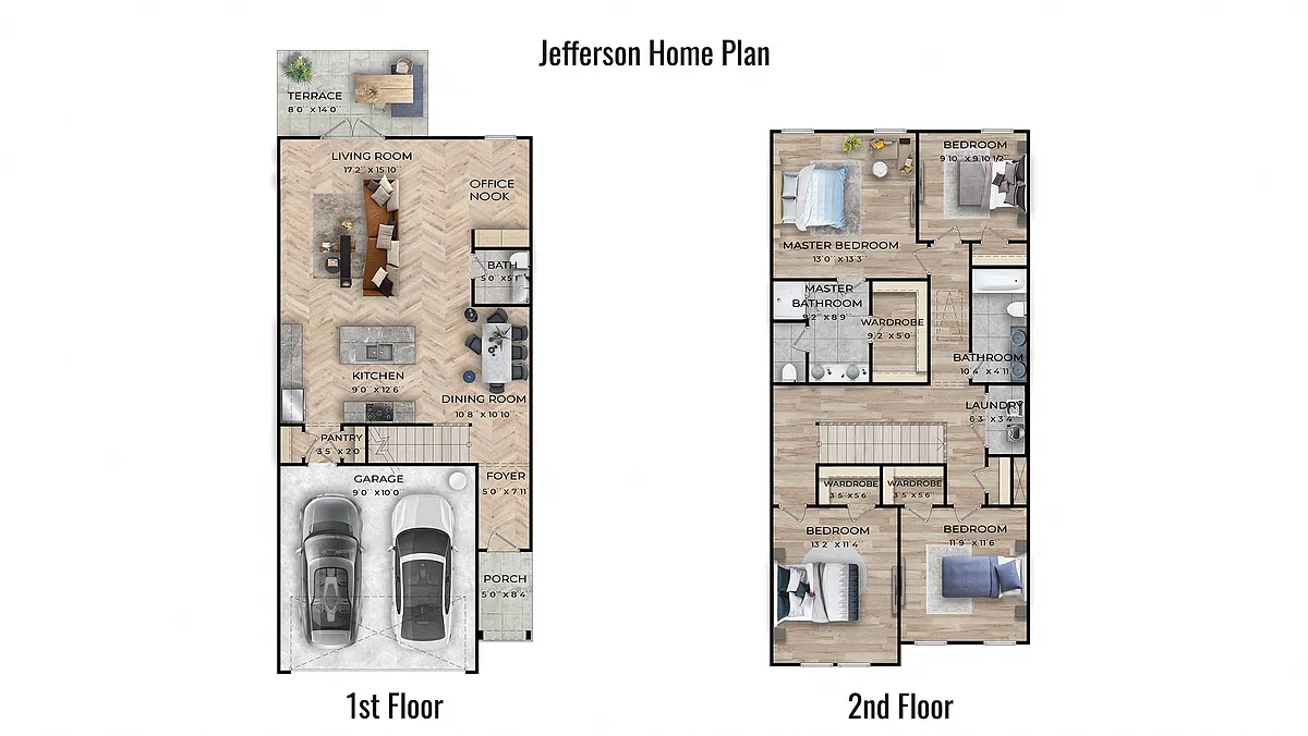 Floor plan Jefferson