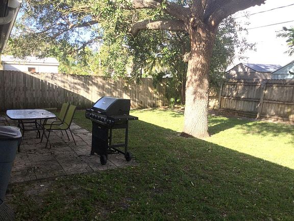 Fenced yard