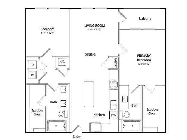 Floor plan B1A
