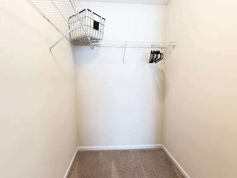Spacious Walk In Closets
