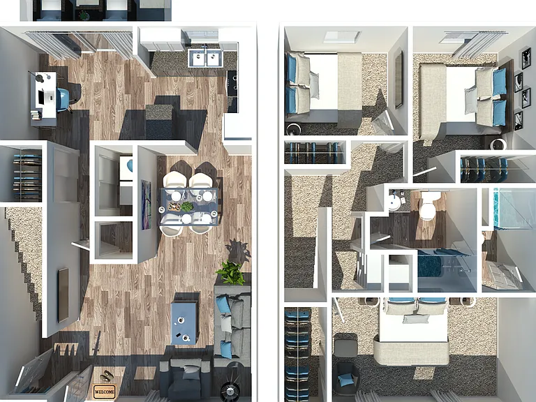 3 Bedroom Townhome 3 Bedroom Townhome