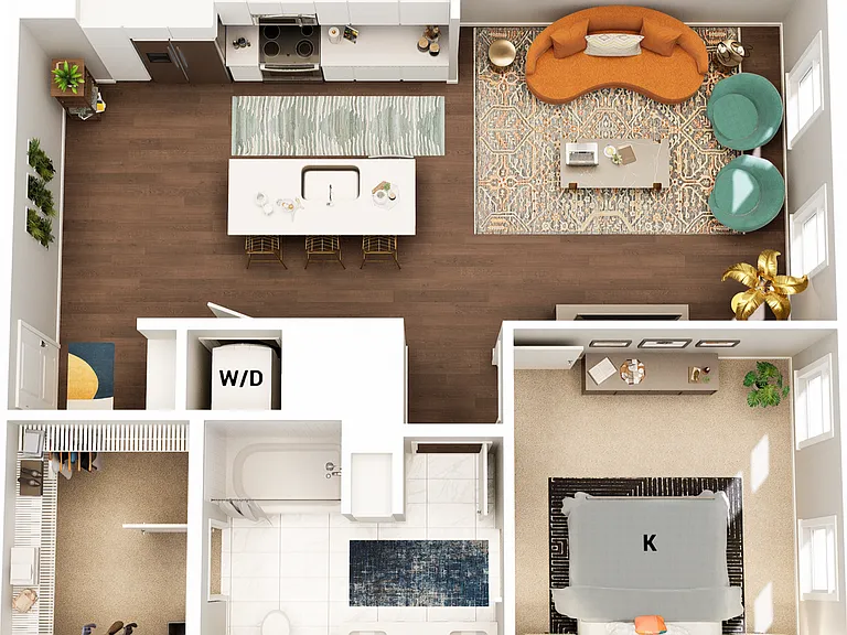 A3 floor plan The Boulevard a Broadstone Community