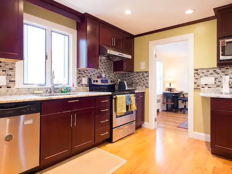 cooking area and sink