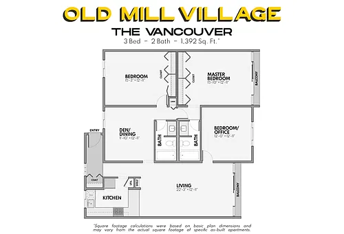 Floor plan Vancouver