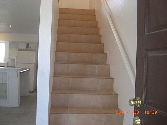 newly tiled stairs
