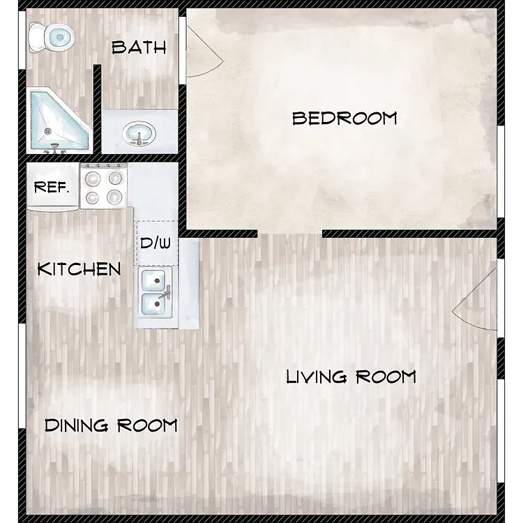 Floor plan 1A