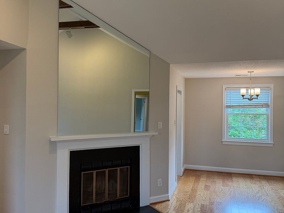 fireplace in living room