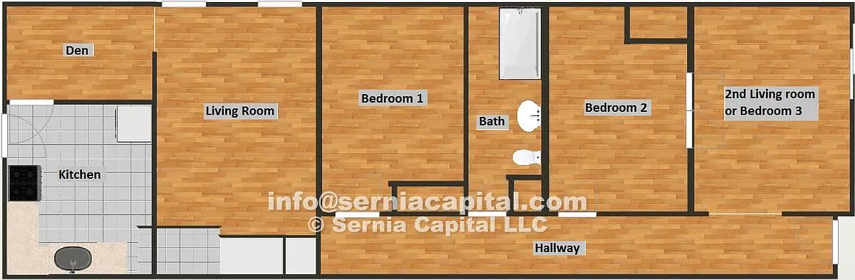 Floorplan - 332 S Mathilda St #3