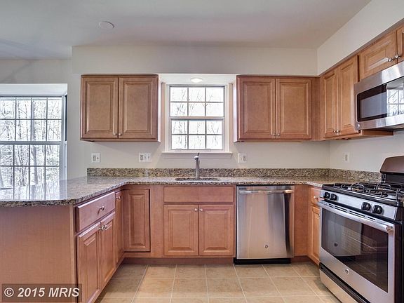 Kitchen with stainless steel appliances