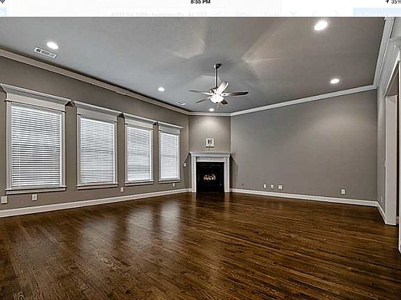 Living area with fire place