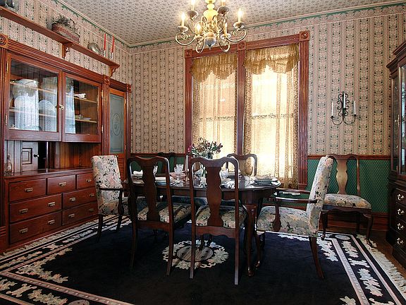 Dining Room With Built-In Breakfront