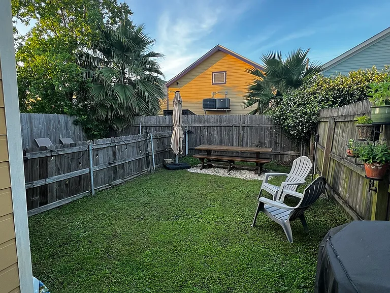back yard, right side