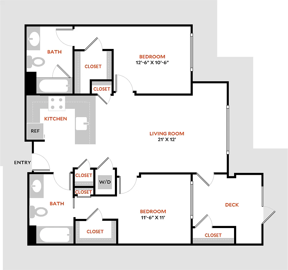 Floor plan Plan 2B