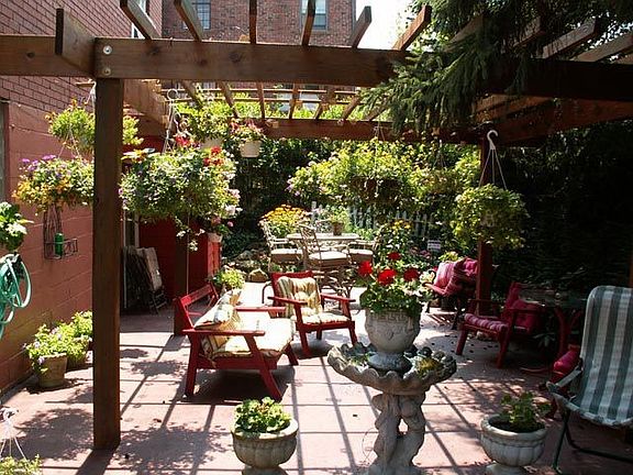 Back Garden Dining Area