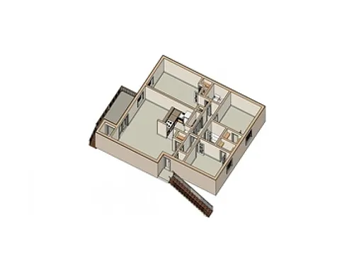 Floor plan P-3-2UP