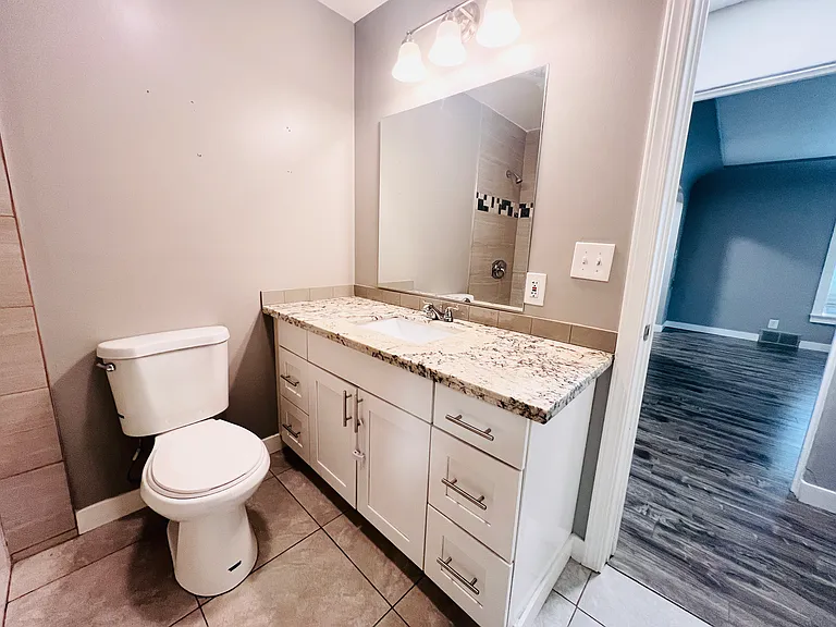 Pass through full bath