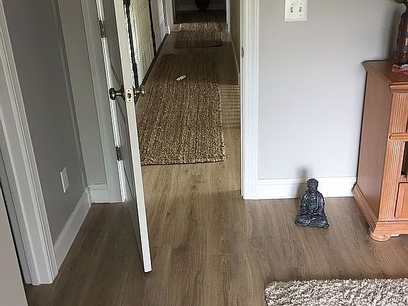 Laminate floors on second fl