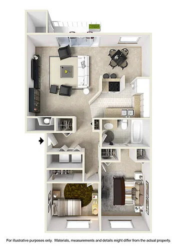 Floor plan COWLITZ