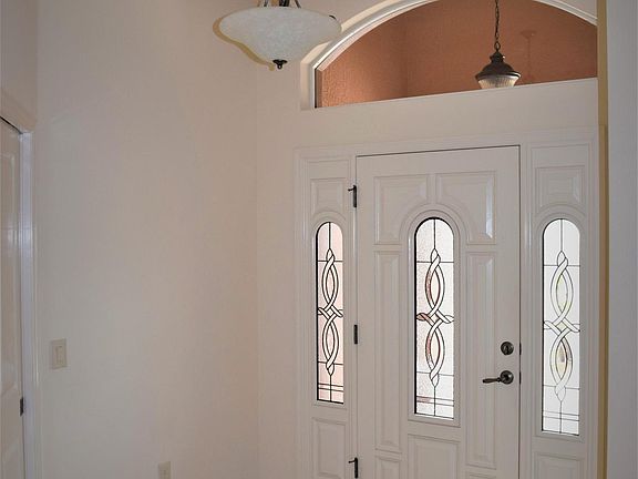 Front entrance with tile floors