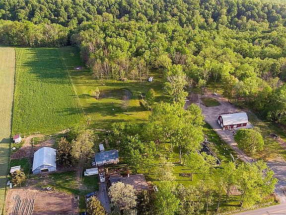 Aerial view from the north