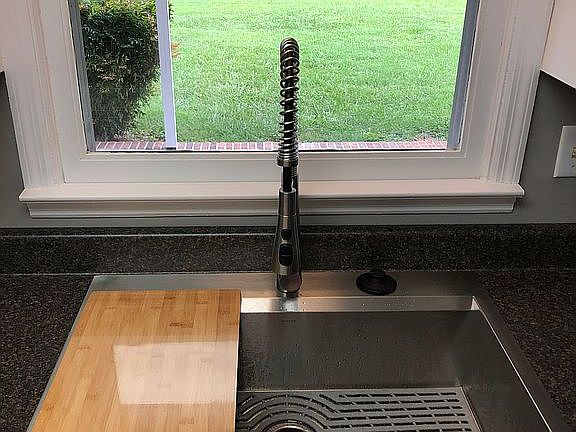 View at kitchen sink