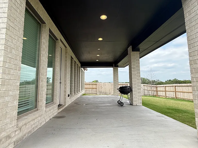 Covered patio
