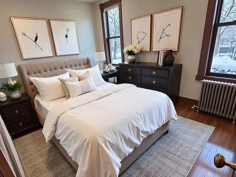 virtual staged bedroom #2