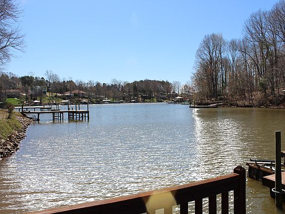 Looking up lake...