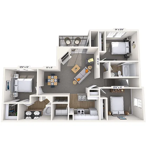 Floor plan The Watersound