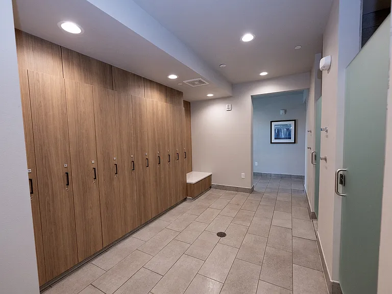 Pool & Fitness Locker Rooms with Showers