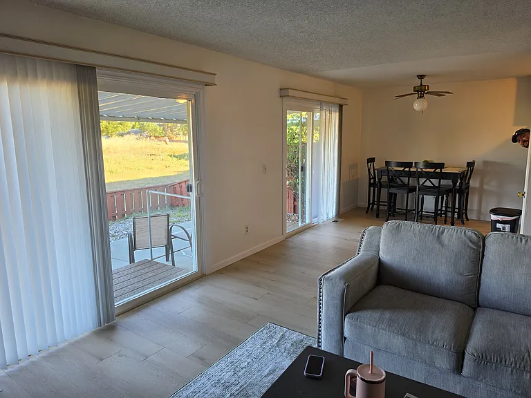 Looking into kitchen